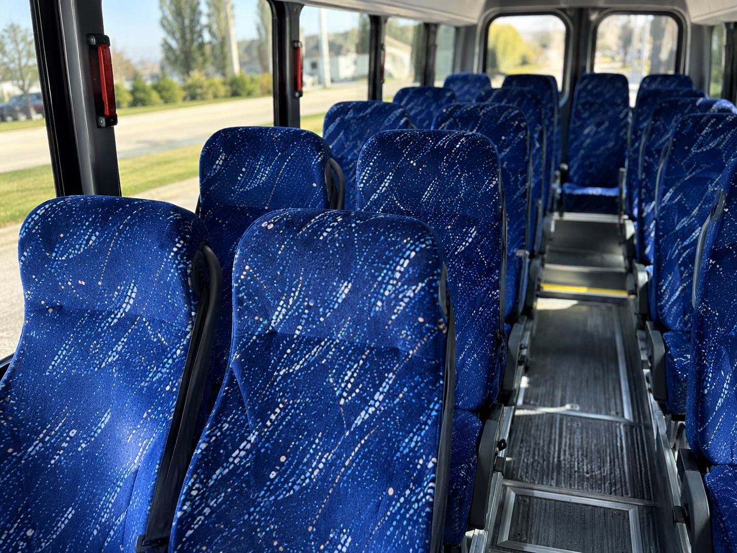 tempe 18 passenger minibus interior
