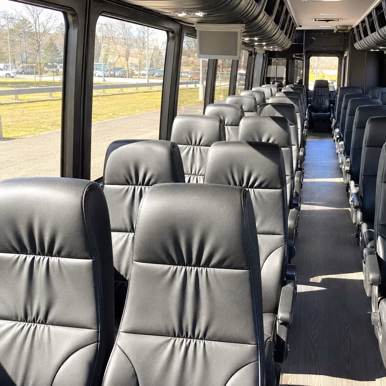 tempe 28 passenger minibus inside