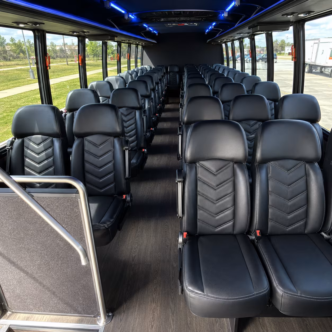 tempe 28 passenger minibus interior