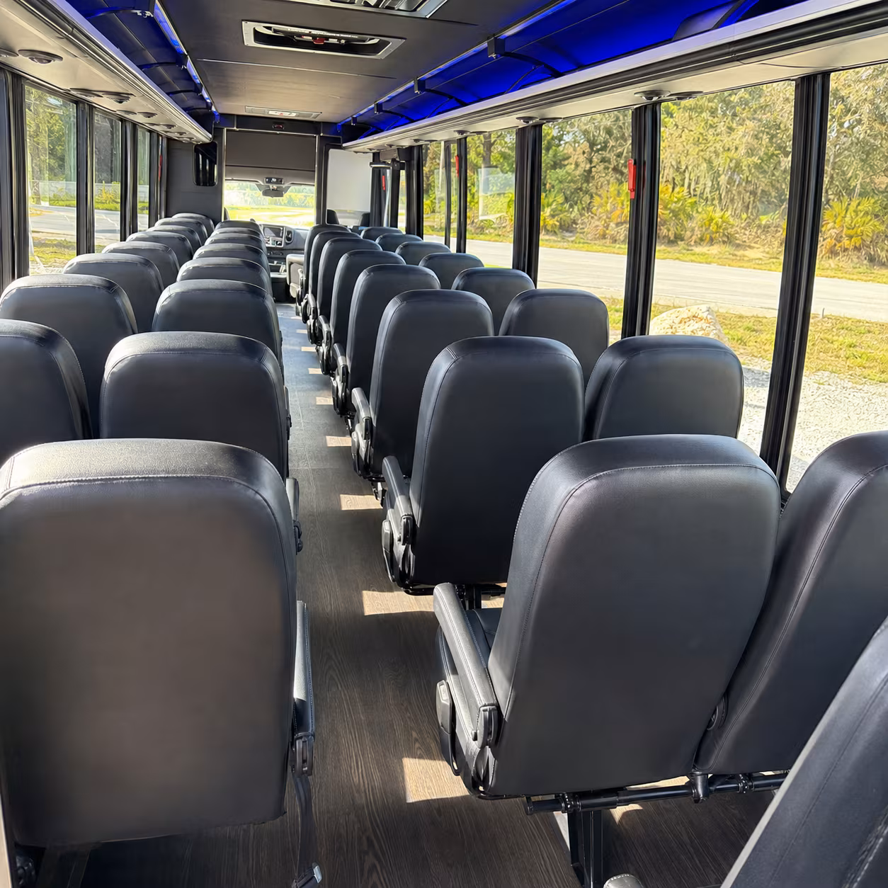 tempe 30 passenger minibus inside