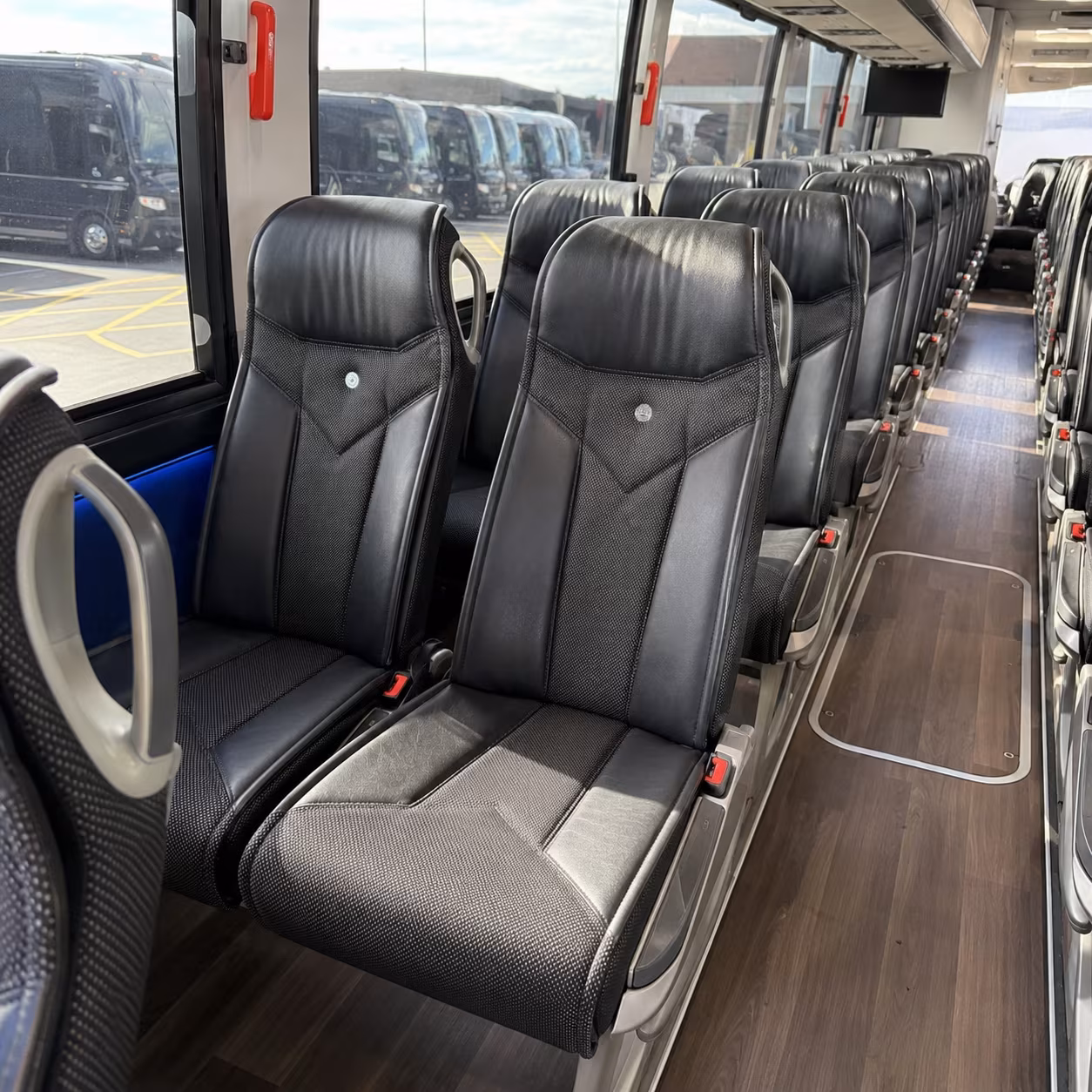 tempe 40 passenger charter bus interior