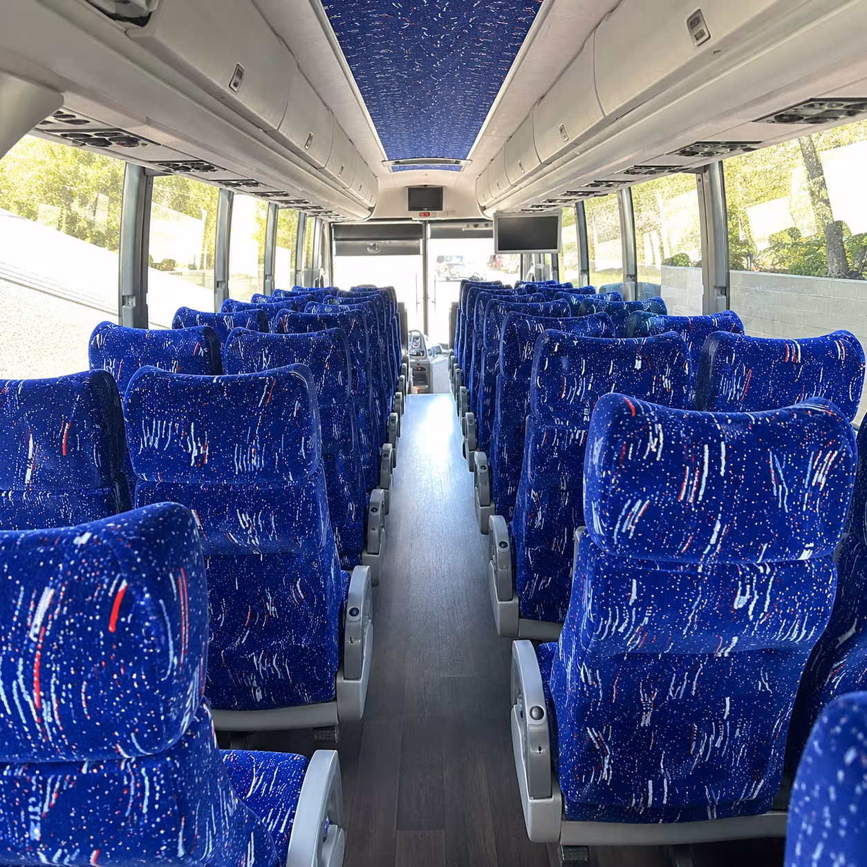 tempe 50 passenger charter bus interior