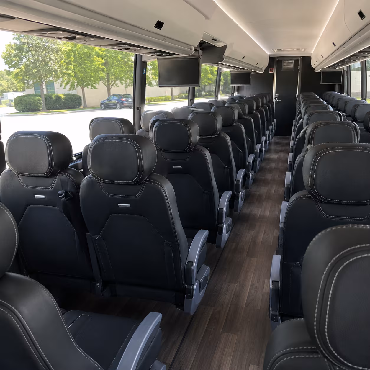 tempe 56 passenger charter bus interior