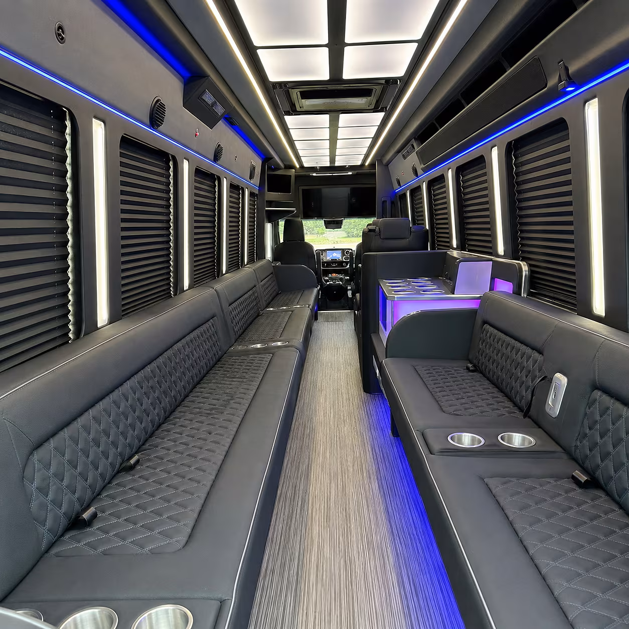 tempe party bus inside