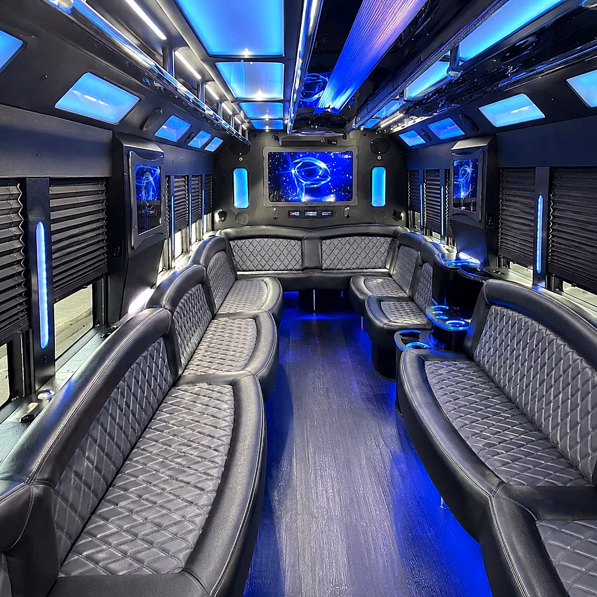 tempe party bus interior